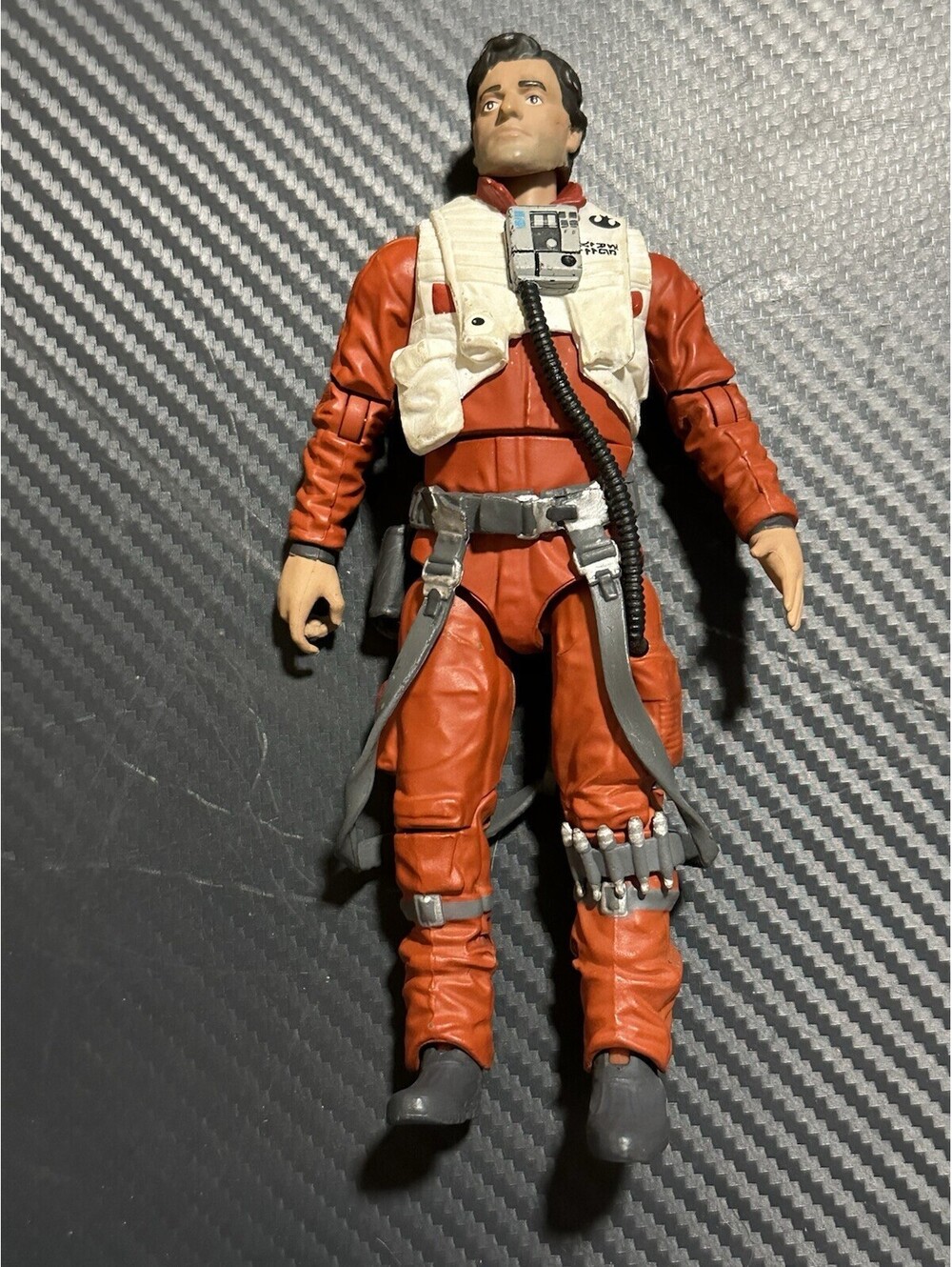 Star Wars Black Series Poe Dameron 6" Figure X-Wing Pilot with Helmet 2015